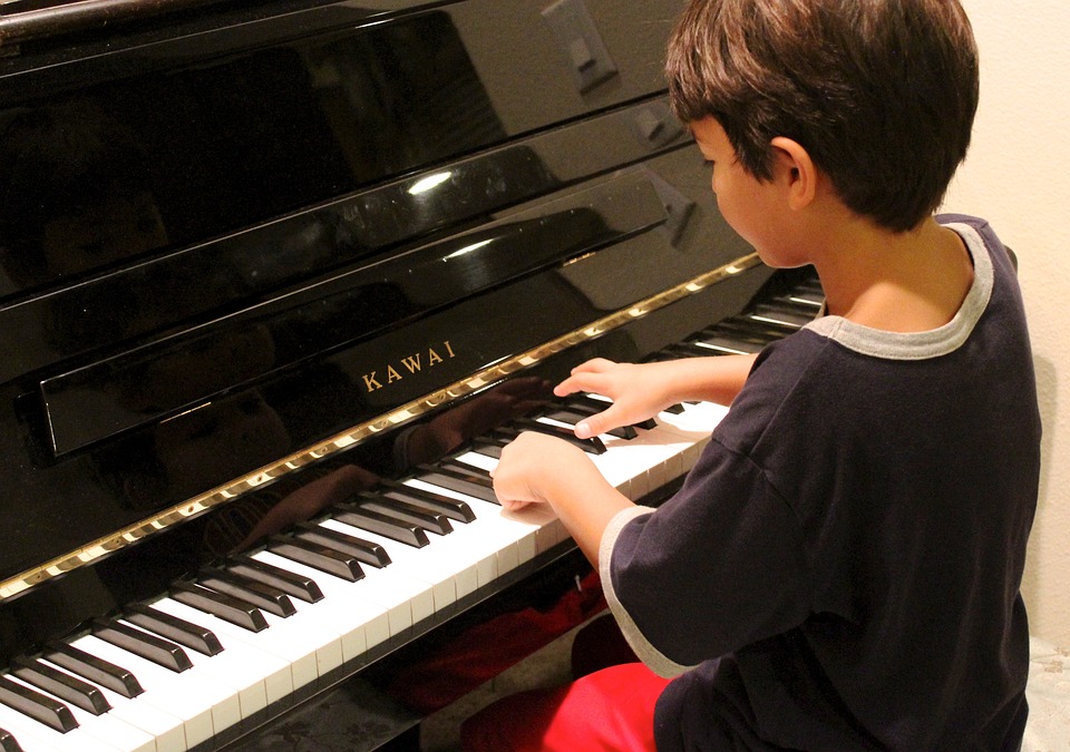 playing piano
